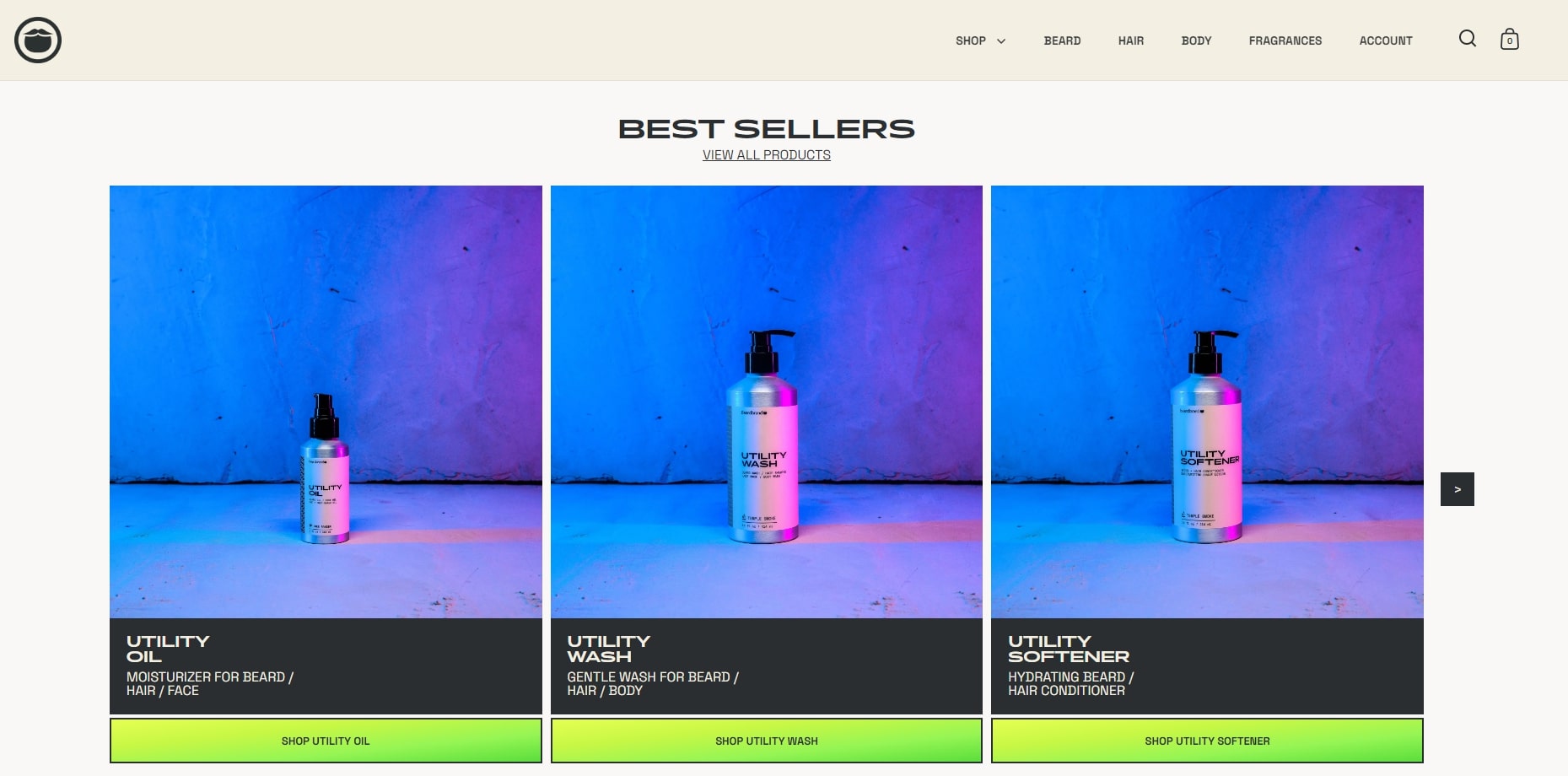 Beard Brand Biggest brands using Shopify