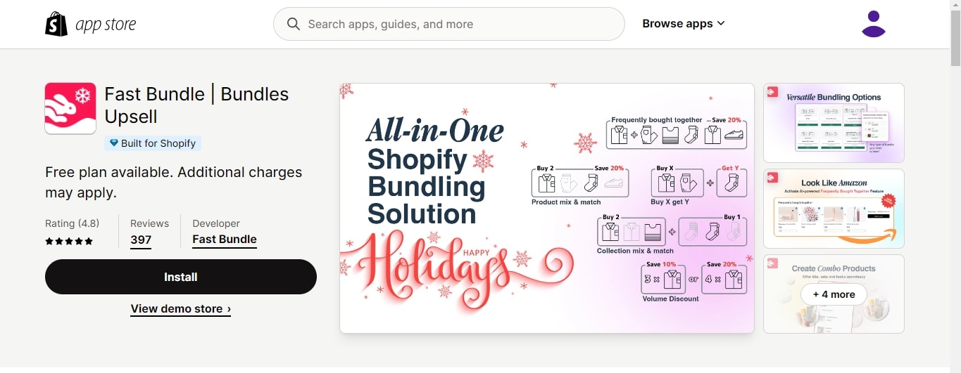 Bundles Upsell fast bundle