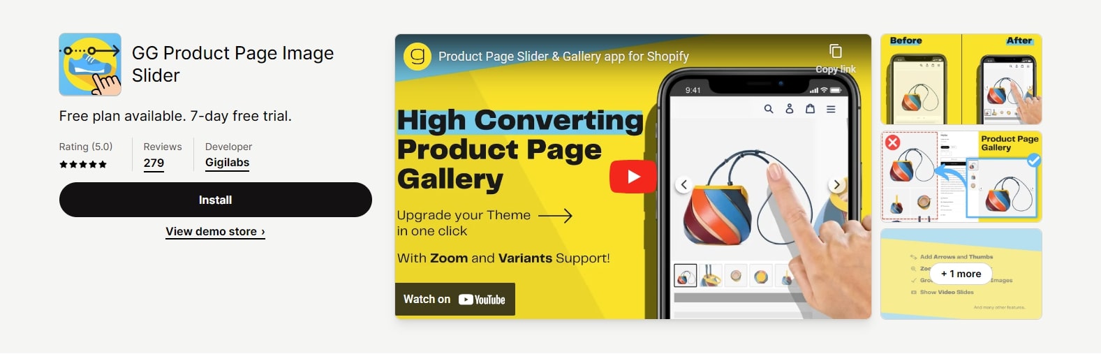 GG Product Page Image Slider