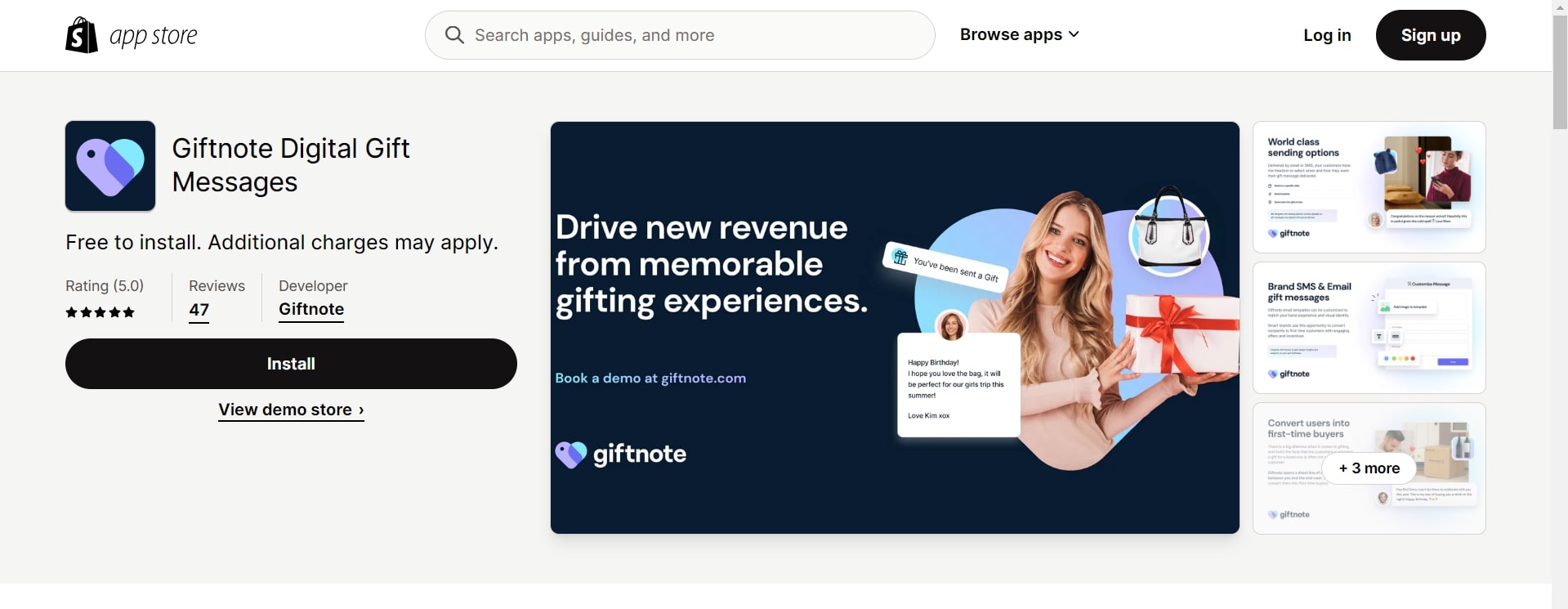 Giftnote Digital Gift Messages