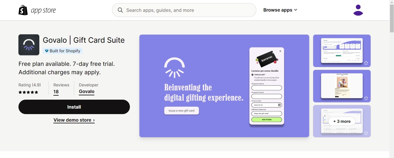 Govalo Gift Card Suite