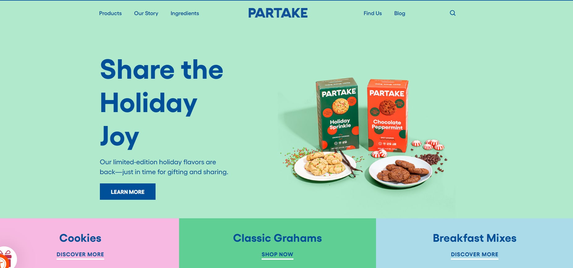 Partake Foods - One of the biggest Shopiy brands