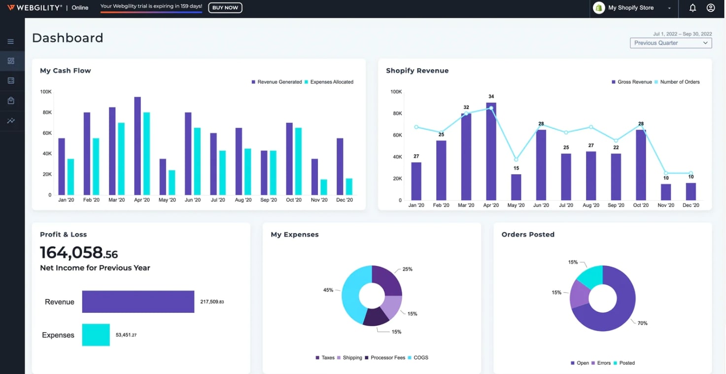 QuickBooks Sync by Webgility - shopify inventory app