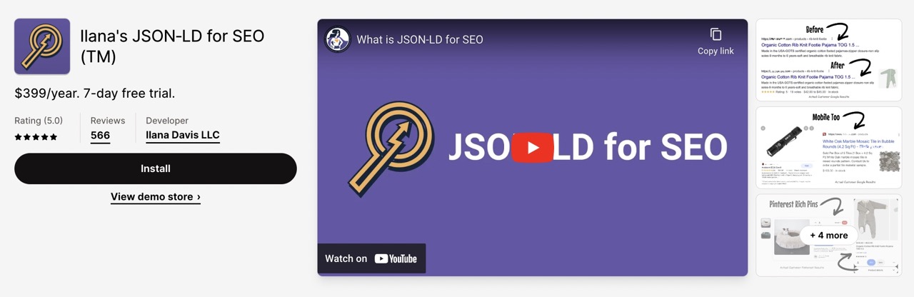 Ilana's JSON‑LD for SEO (TM)