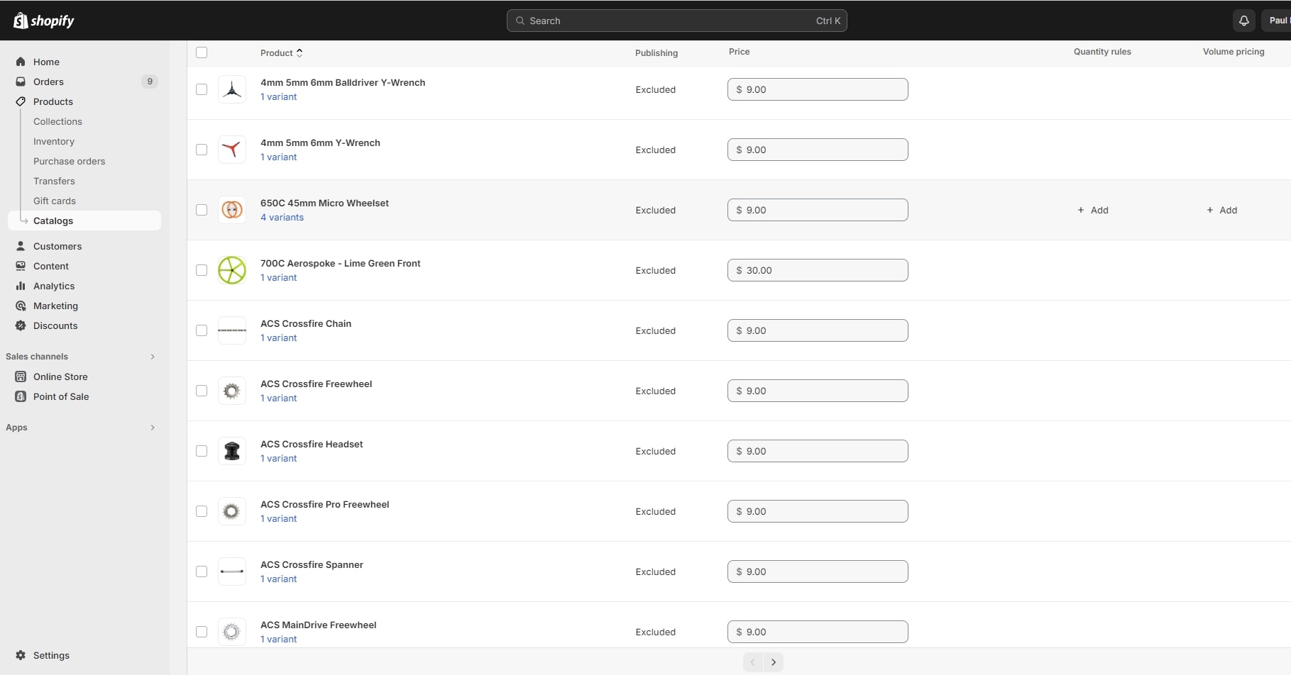 Set Minimum Order Quantity for Your Products in Catalog