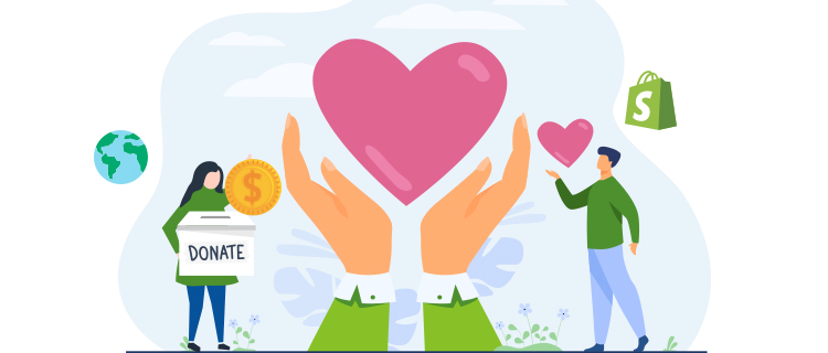 shopify donation app