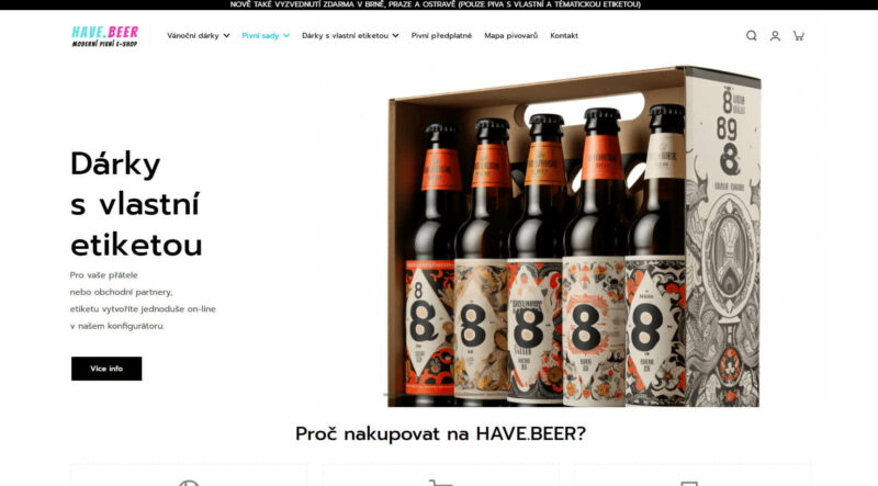 Shopify Web Examples for Food & Drink - Have Beer