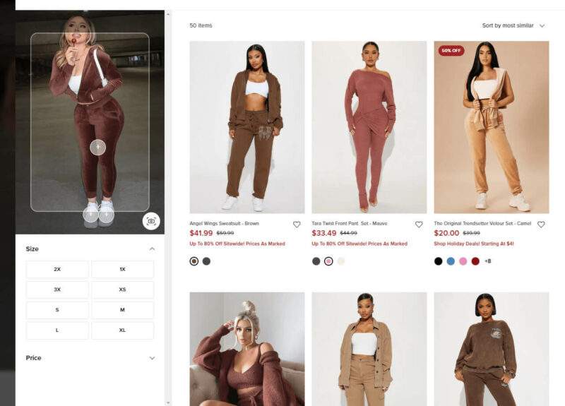 Fashion Nova shopify web examples