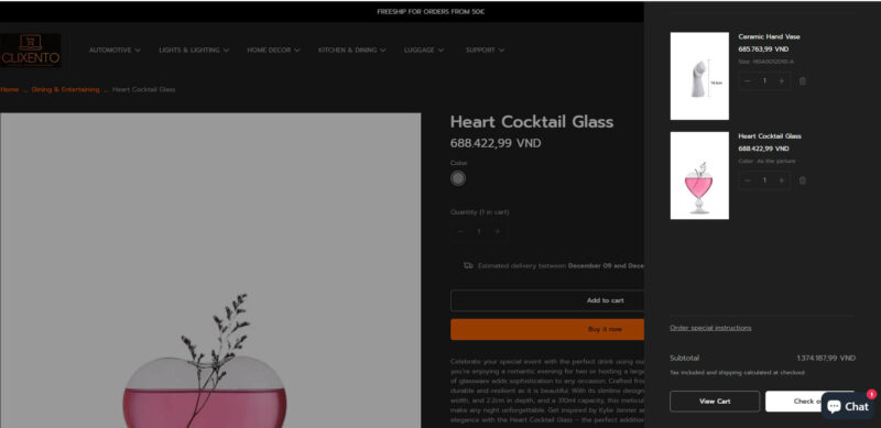 Sample Shopify Websites for Home & Decor - Clixento