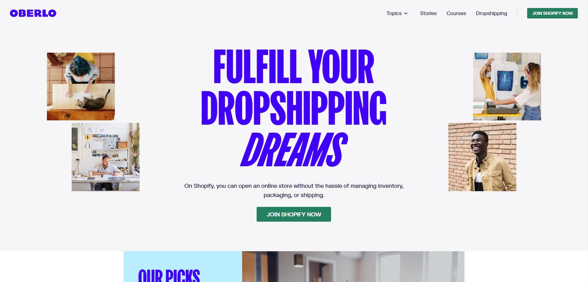 oberlo shopify app