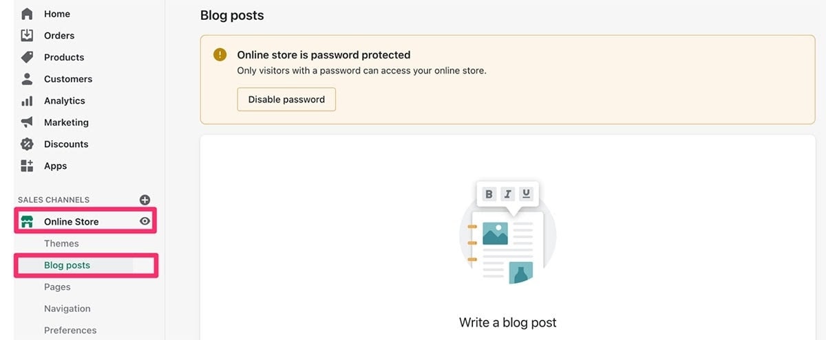 Shopify blog themes