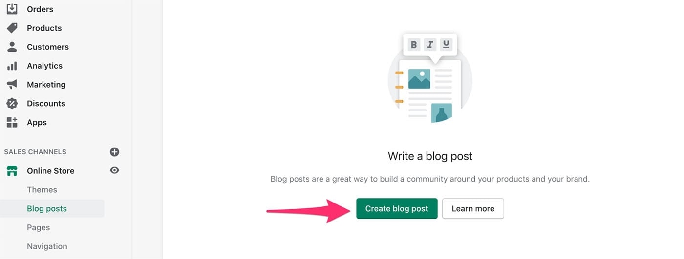 Shopify blog themes