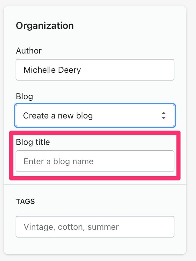 Shopify blog themes