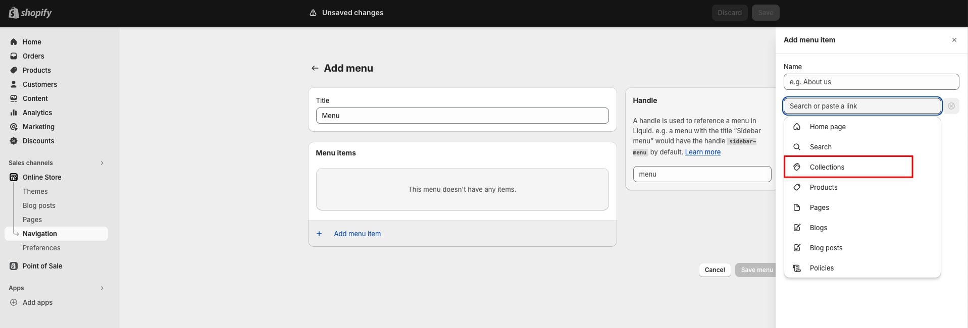 Add collections