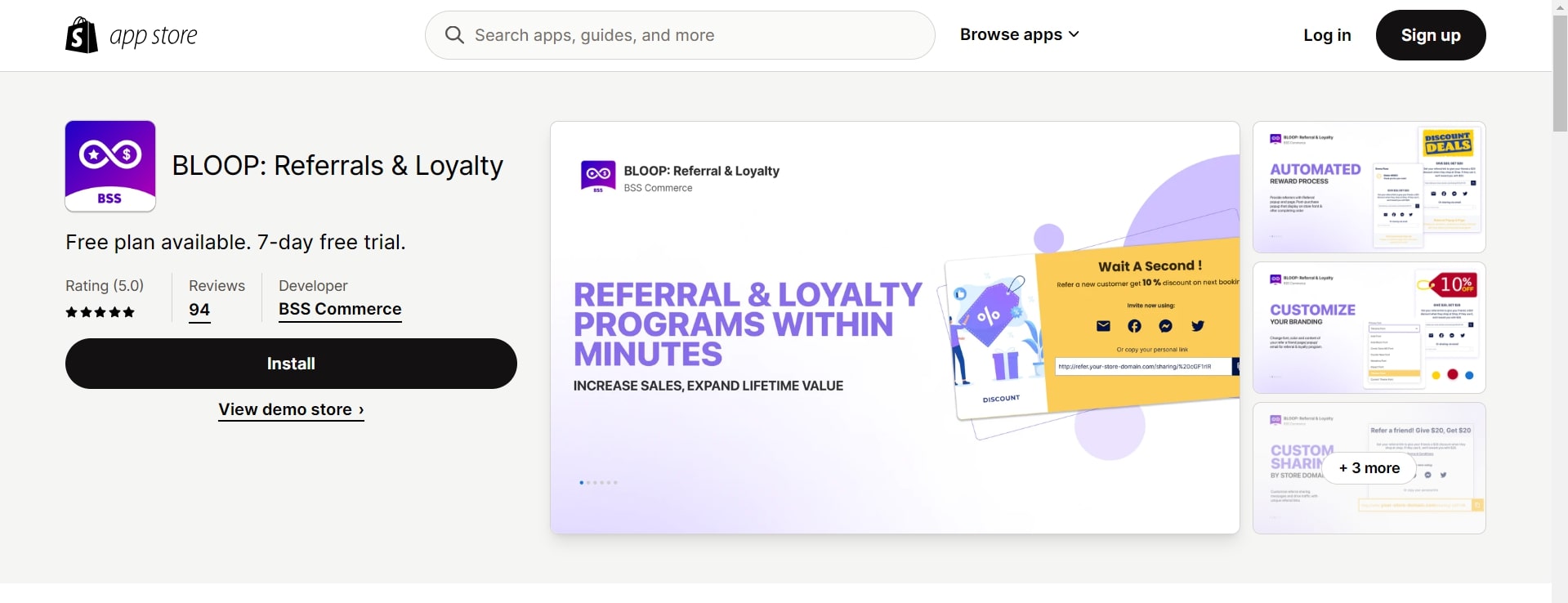 BLOOP Referrals Loyalty