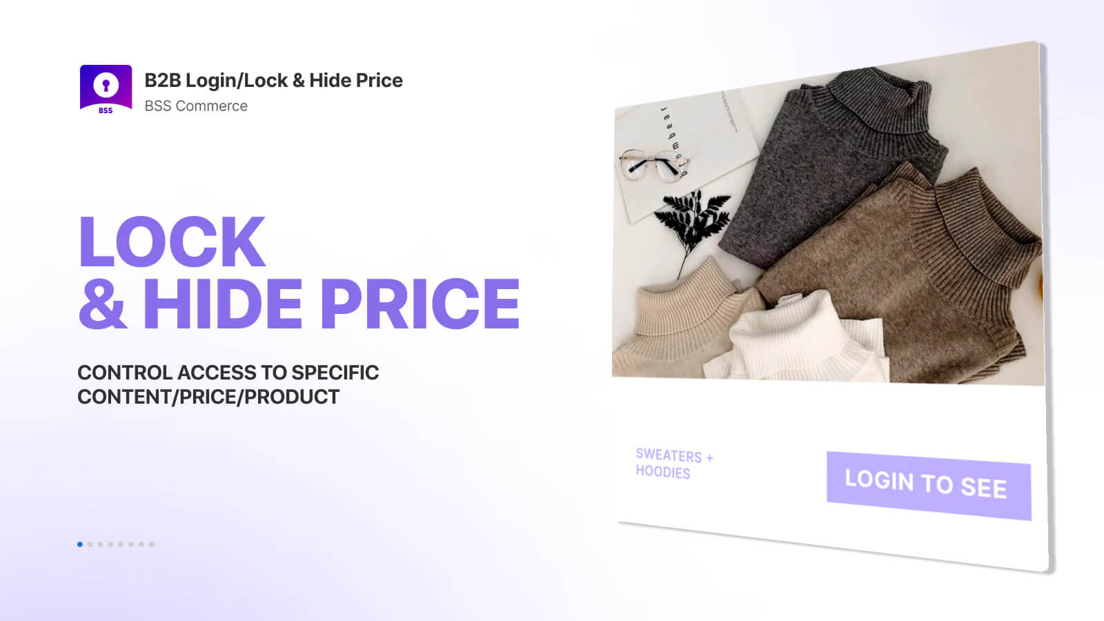BSS B2B Login Lock & Hide Price
