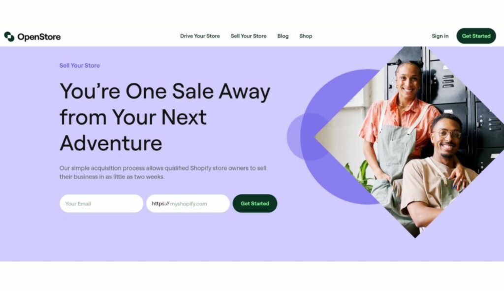selling shopify store - open store