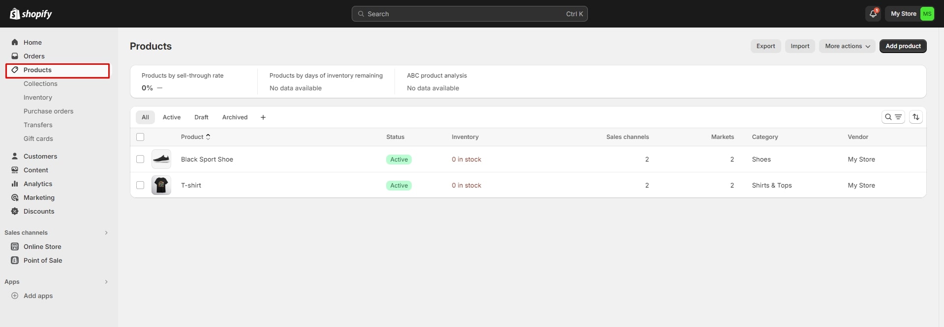 How to hide product on Shopify - Products section on Shopify