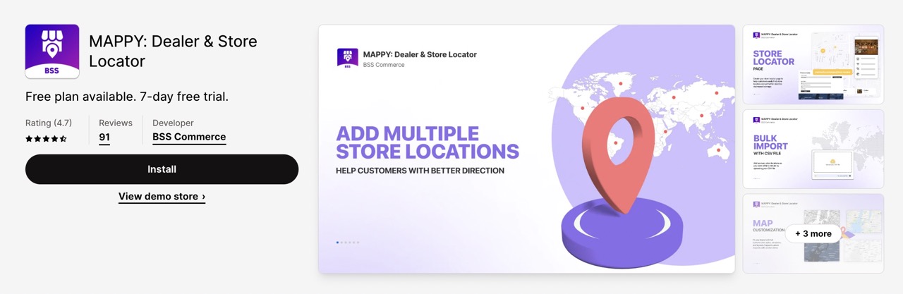 MAPPY: Dealer & Store Locator is a helpful tool for businesses with many stores or dealers