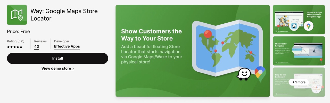 Way offers the flexibility to include a floating sticky icon or footer at the bottom of your store