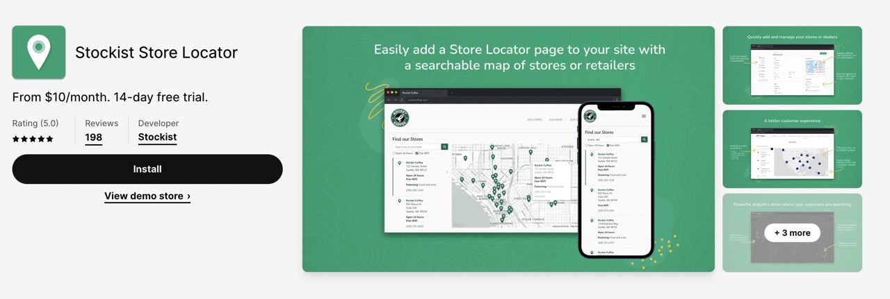 Stockist offers an easy way to integrate a searchable store map into your website.