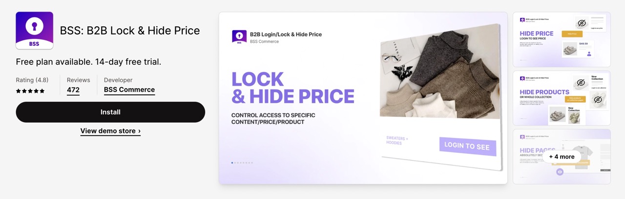 The B2B Login & Lock Access app serves as a robust solution for merchants seeking to bolster B2B user registrations