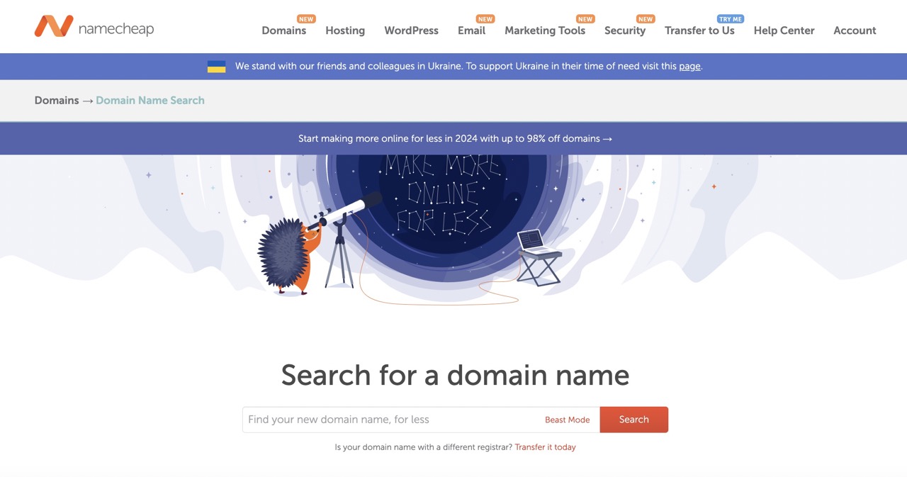 Namecheap Domain Name Checker