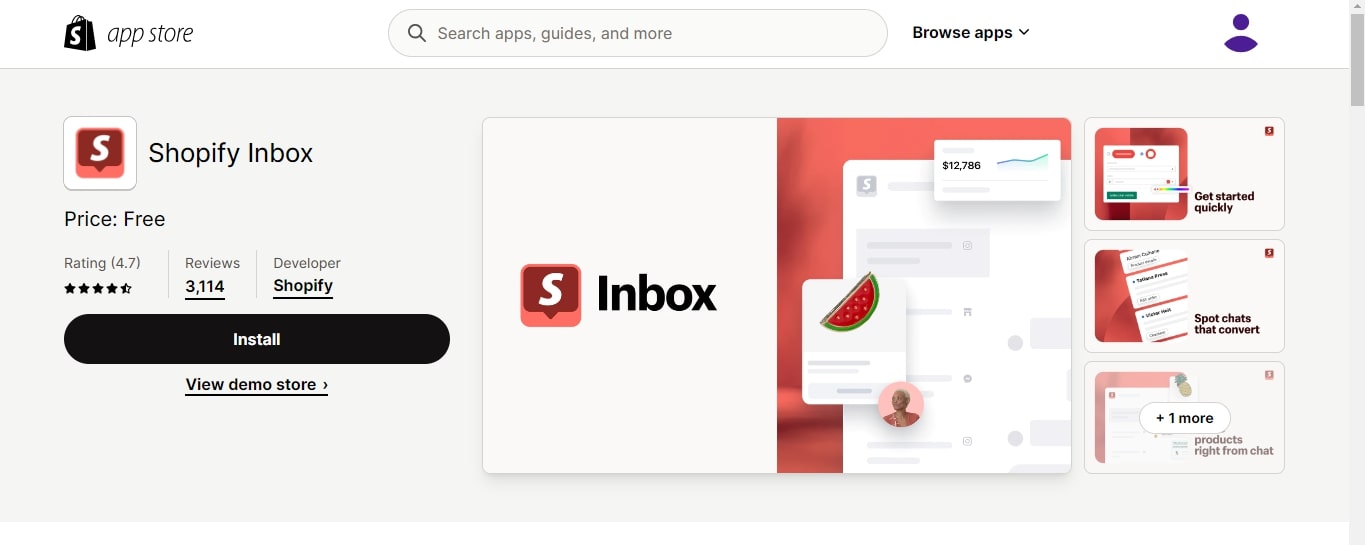 Shopify Inbox