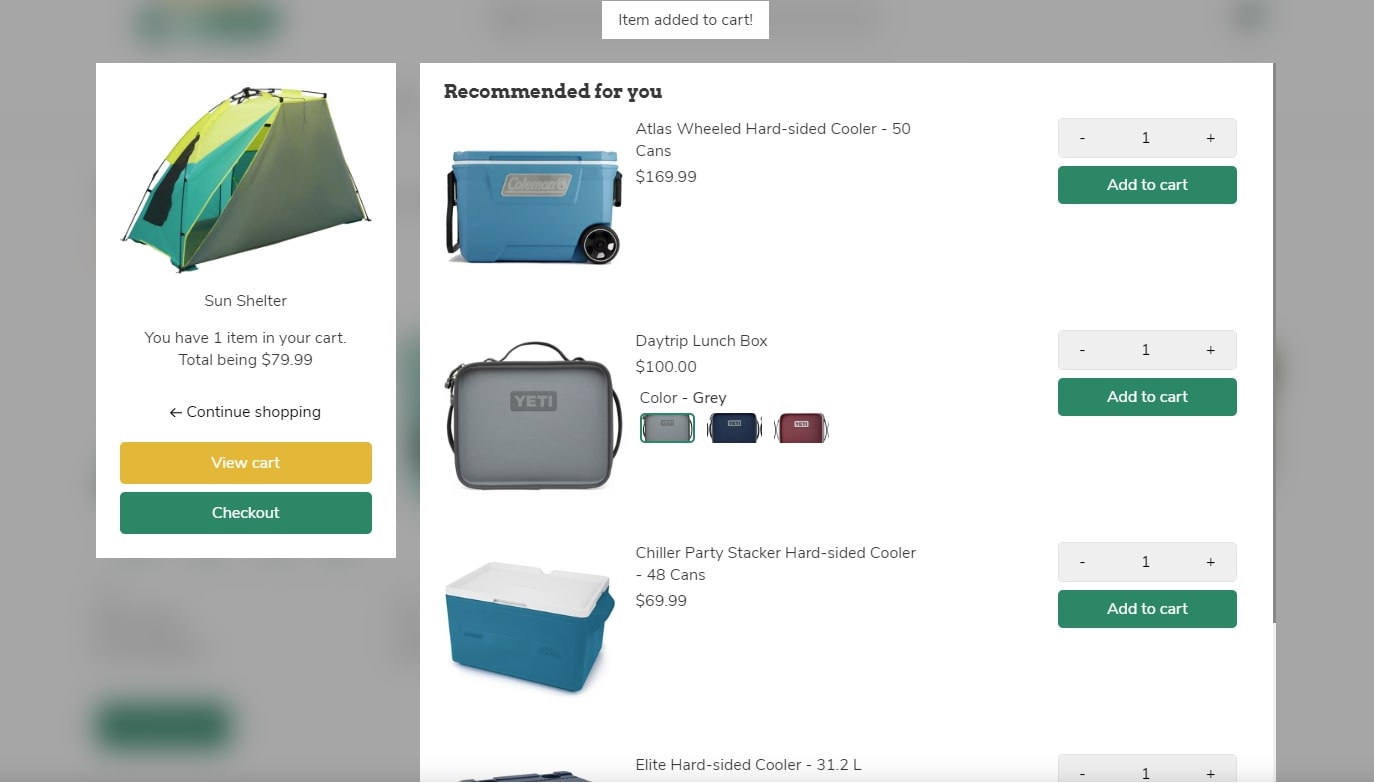 Upsell Pop up - booster shopify theme