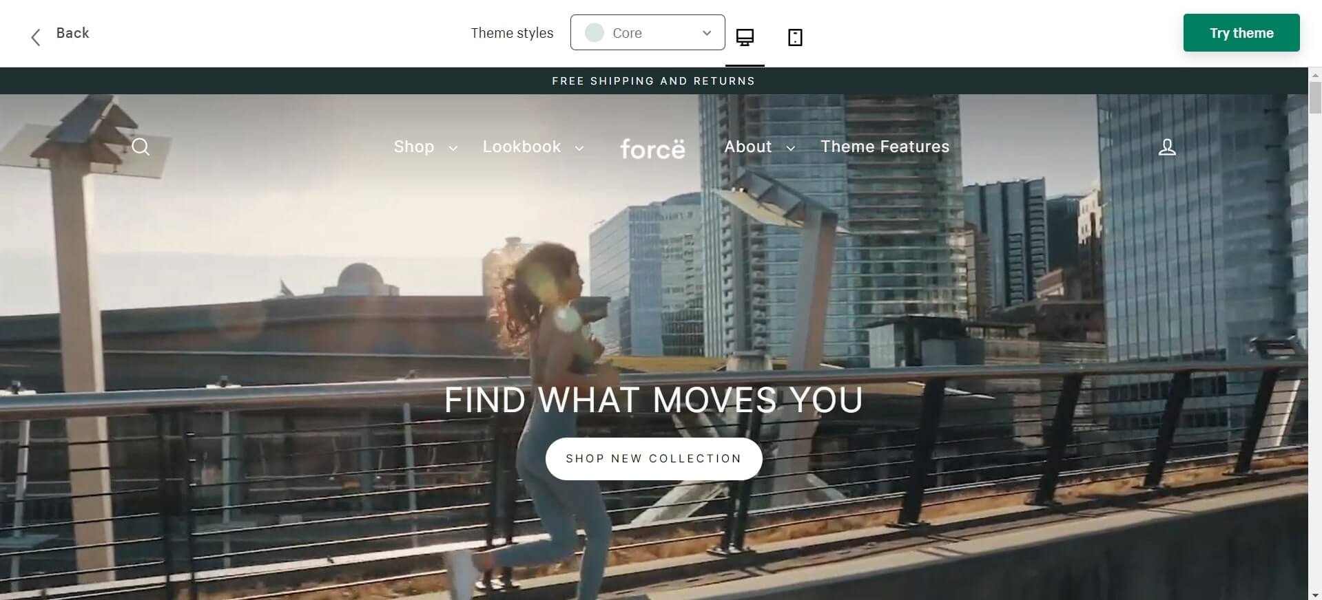 core Streamline Shopify theme