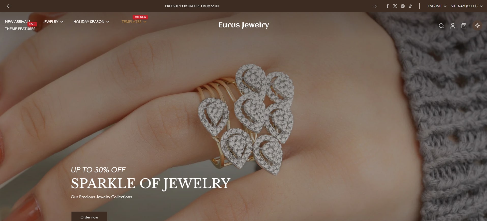 eurus-shopify-theme-for-jewelry-store