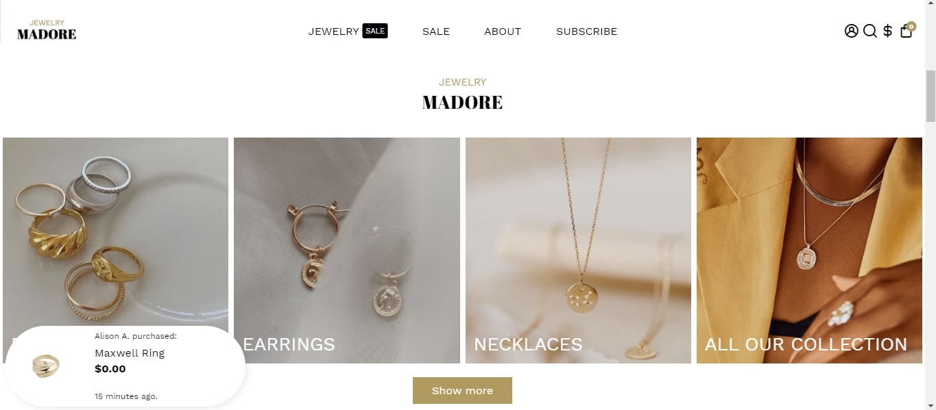 Jewelry Store Preset