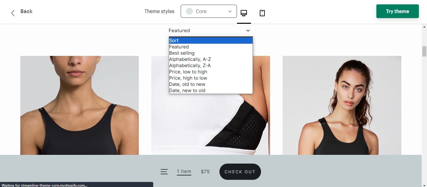 Streamline Shopify theme product filtering and sorting