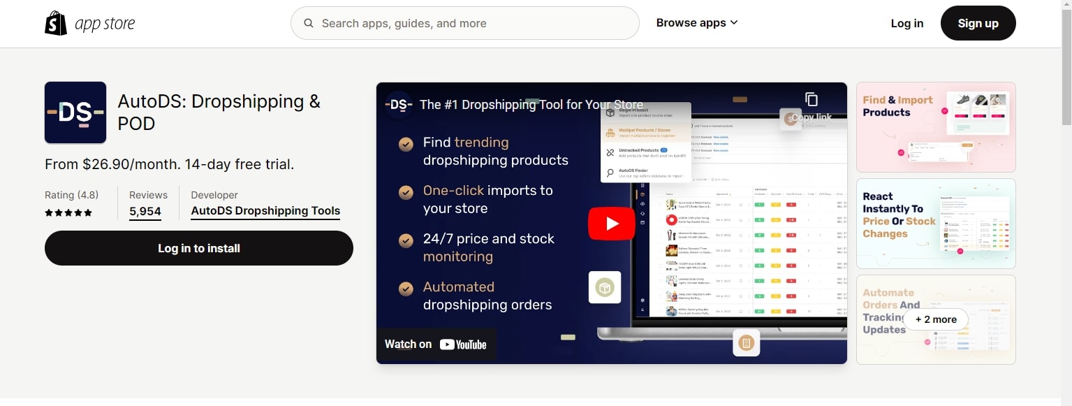 AutoDS Dropshipping App
