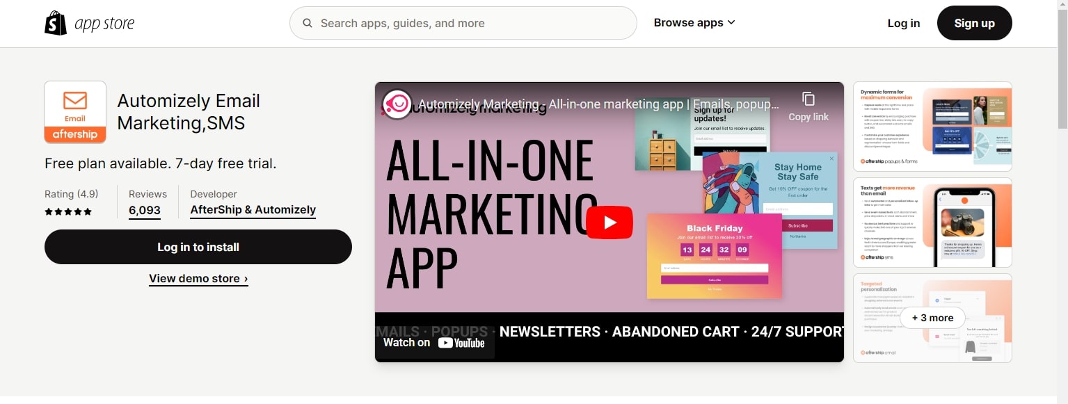 Automizely Email Marketing, SMS