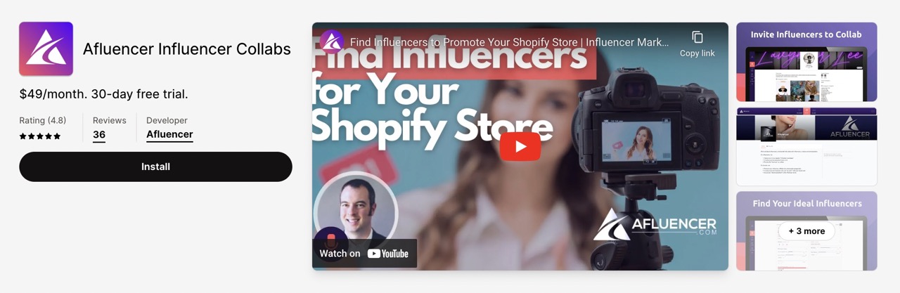 Afluencer Influencer Collabs