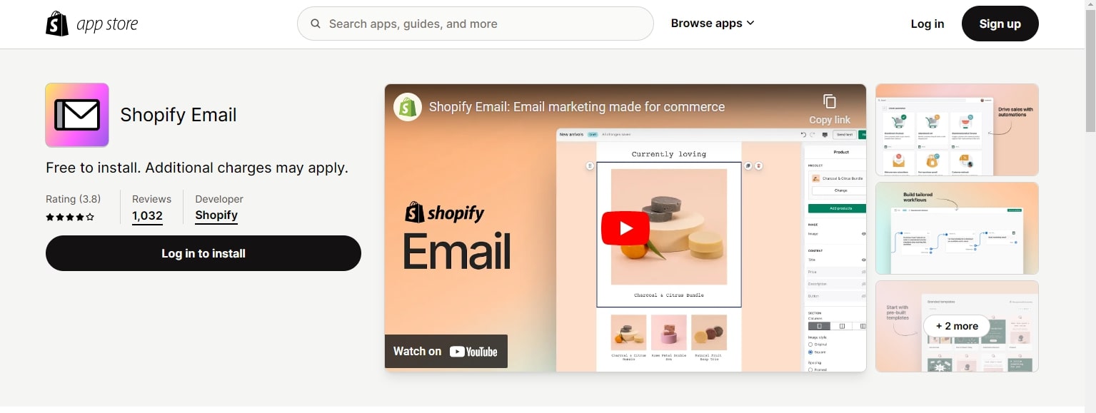 Shopify email app
