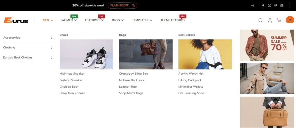 How to add images to Shopify Mega Menu