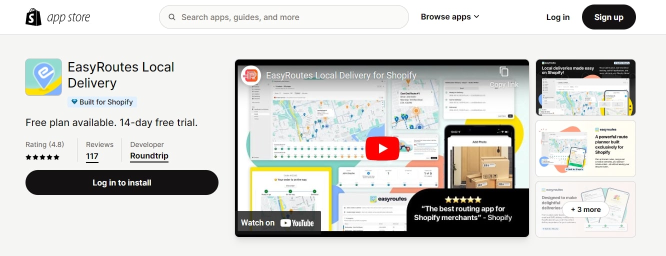 EasyRoutes Local Delivery