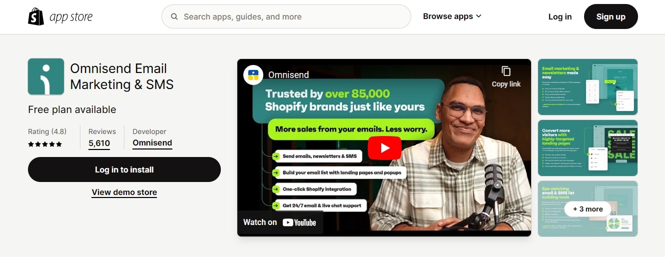 Omnisend app