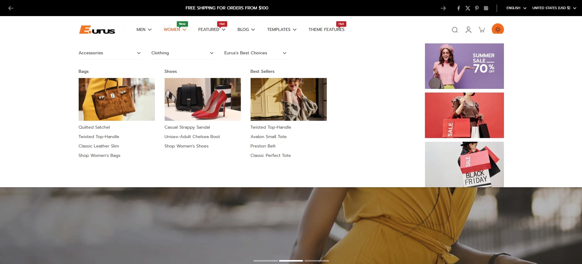 add images to Shopify mega menu bss commerce