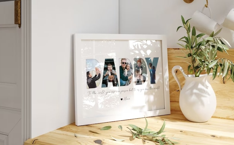 Daddy photo collage