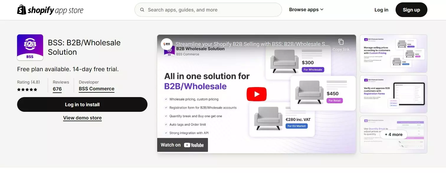 BSS: B2B/Wholesale Solution App