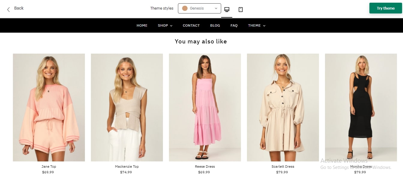 cross-selling recommendations Shopify Theme Testament