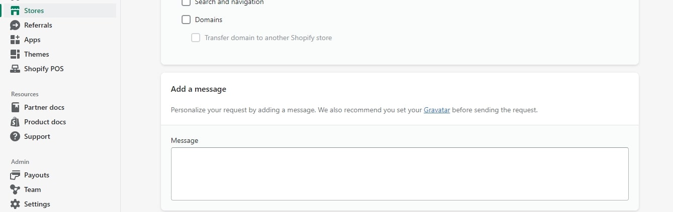 manage Shopify collaborator request code 3