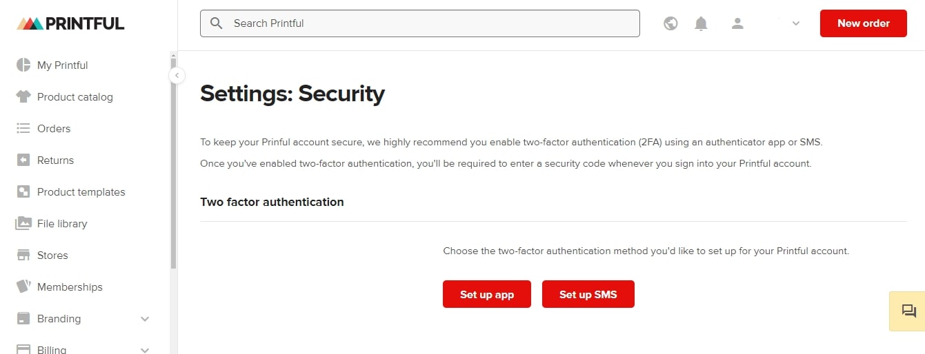Printful security