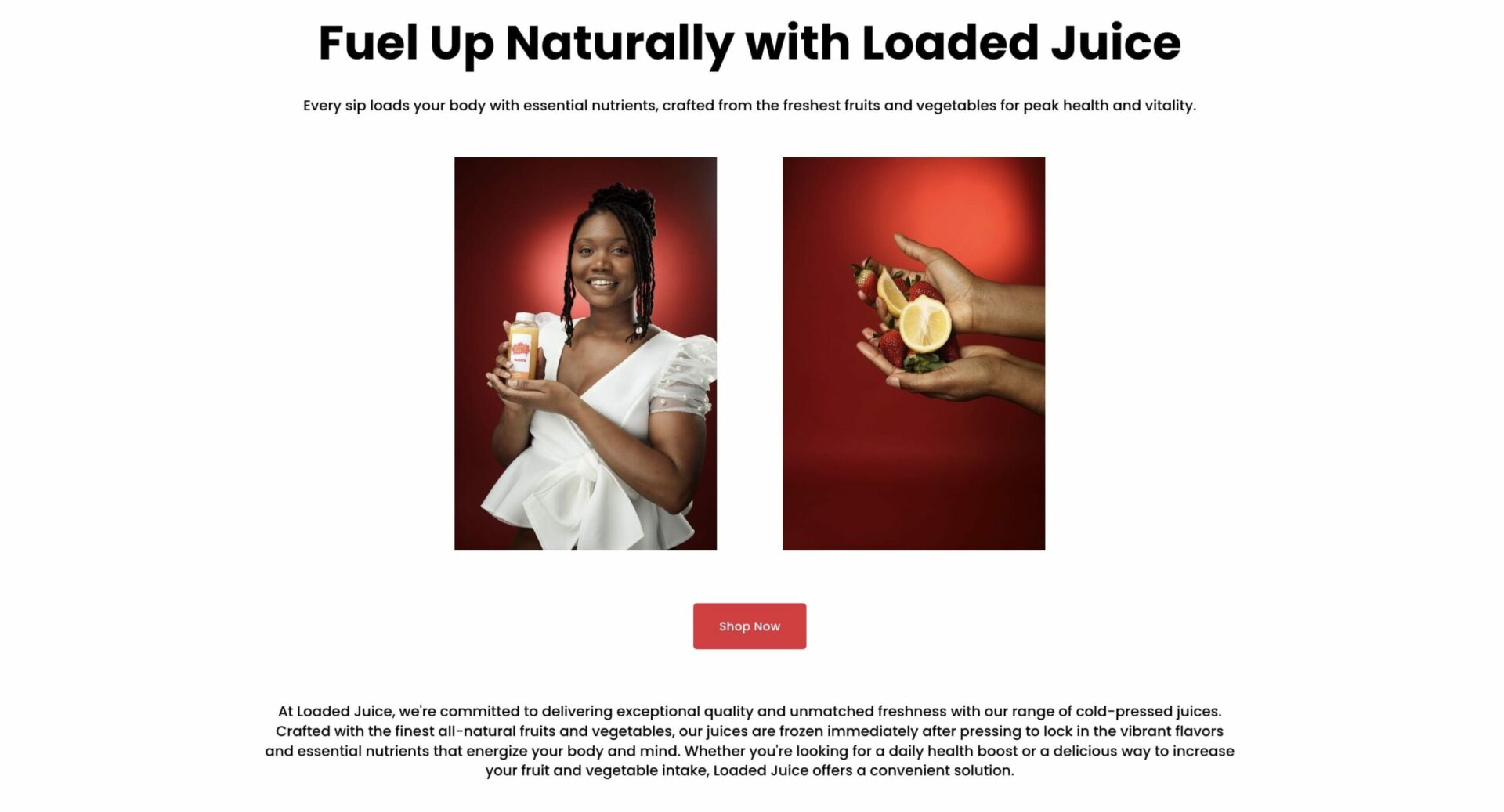 Loaded Juice - Shopify 1MBB store