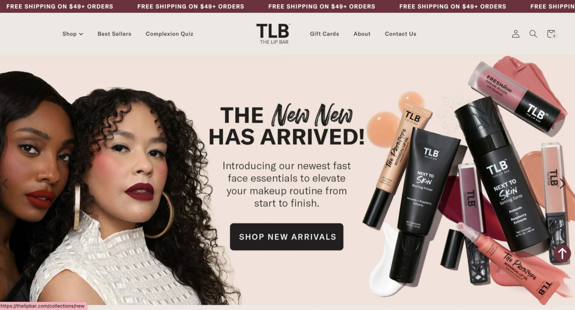 The Lip Bar - Shopify 1MBB store