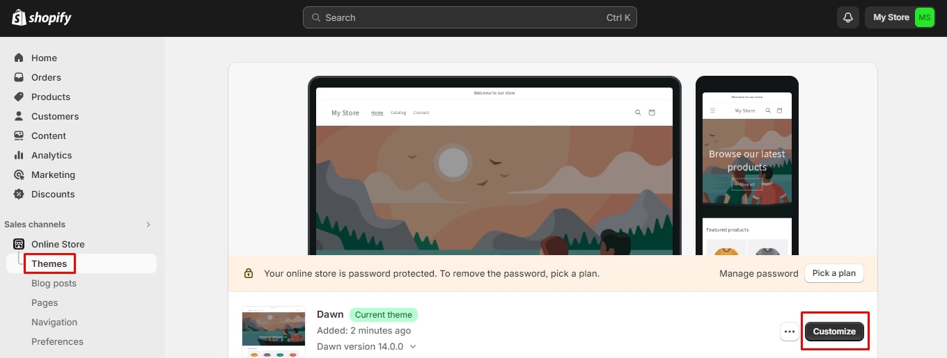 change Shopify font 1