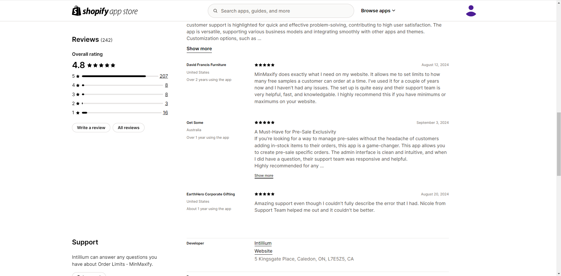 Reviews about MinMaxify
